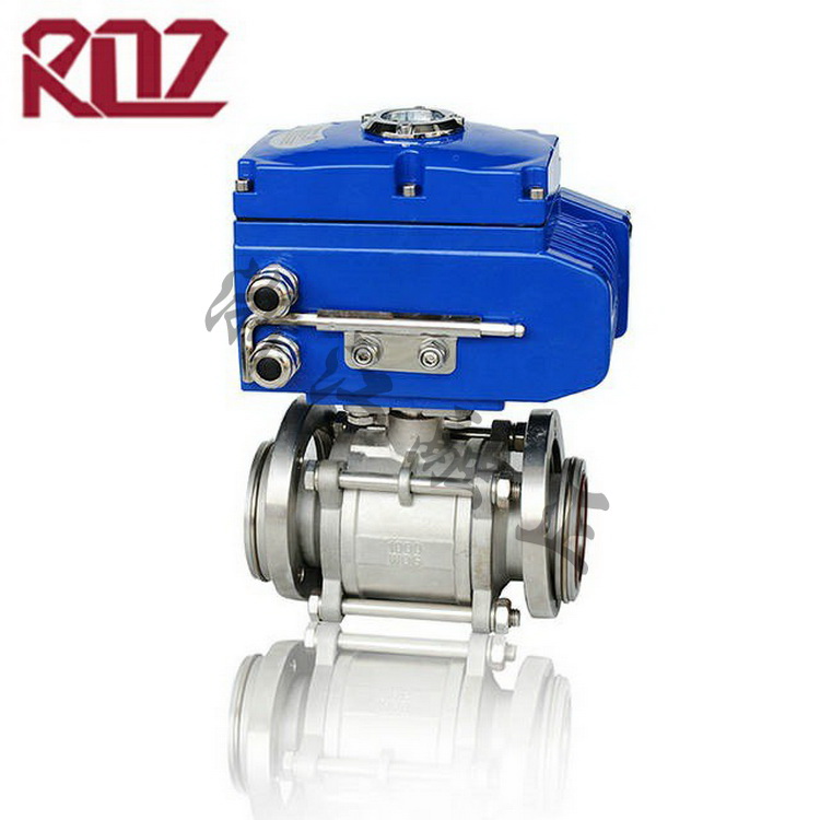Vacuum electric ball valve