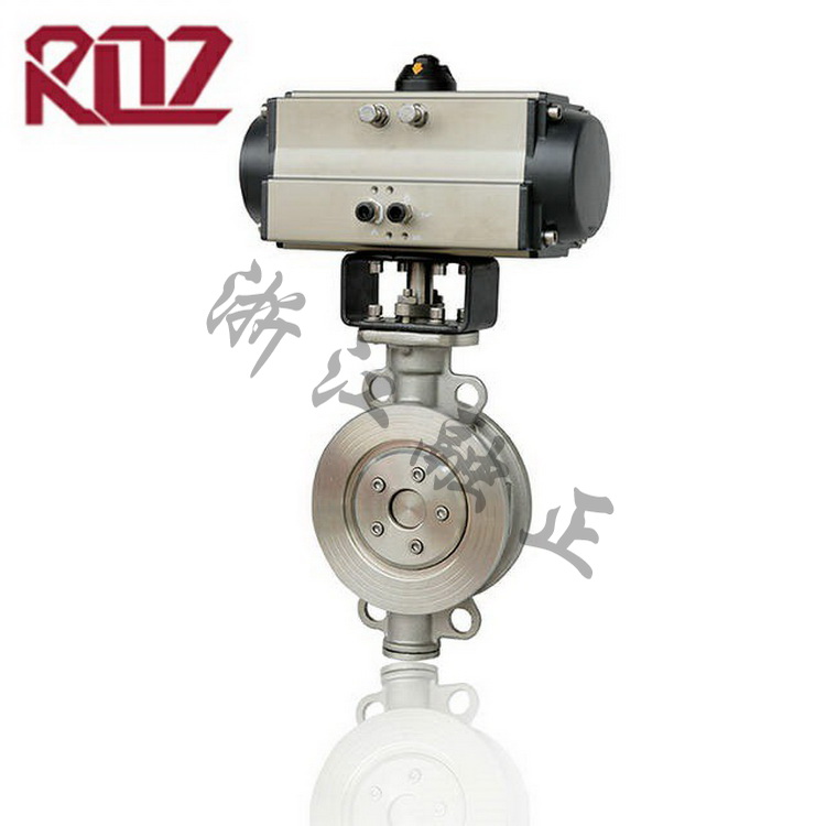 Pneumatic high-pressure butterfly valve