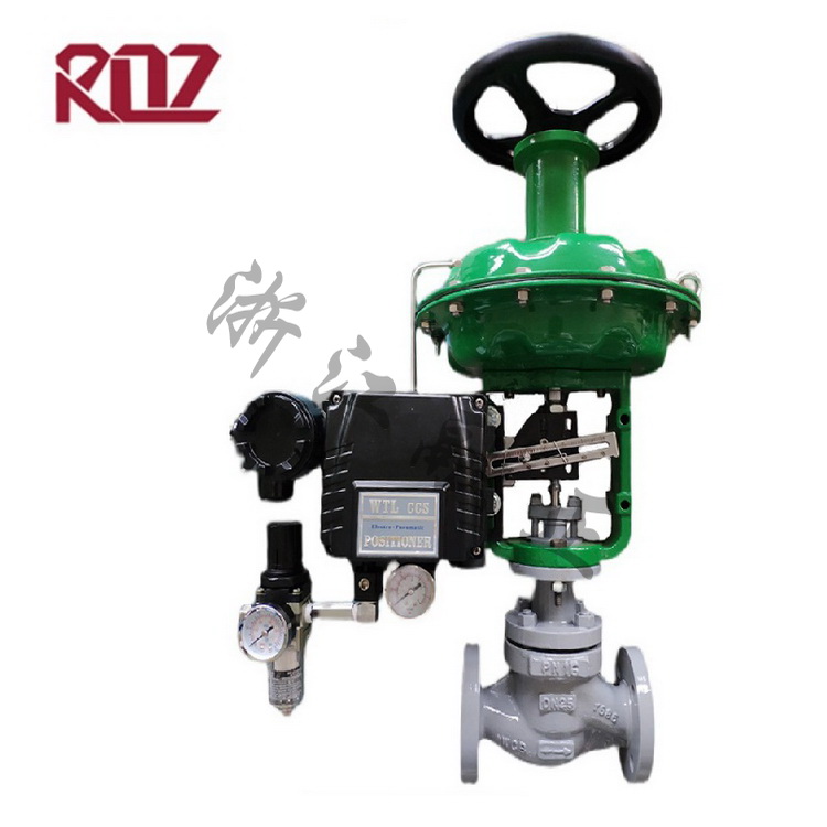 Pneumatic diaphragm single-seat control valve